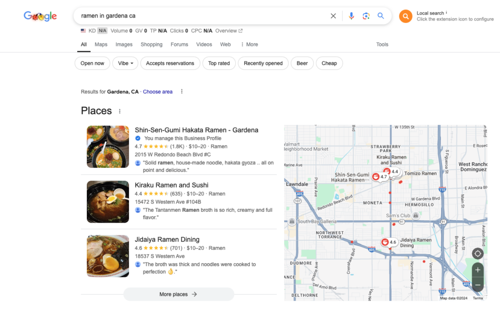 Google Business Profile Optimization For Restaurants